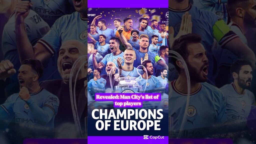 Man City’s list of top players set to LEAVE the club in the summer. #mancity #haland #kevindebruyne