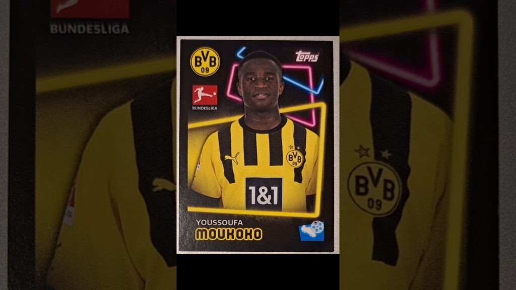 #topps Youssoufa Moukoko Sticker & Infos !!! @Gratisshowstick👍👍👍