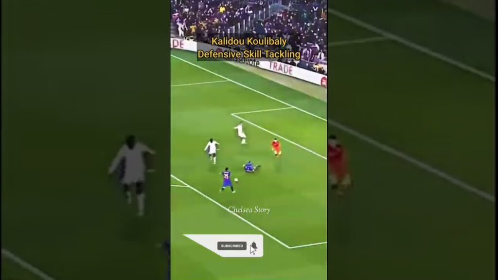 WHAT A TACKLE KALIDOU KOULIBALY #chelseafc #defender