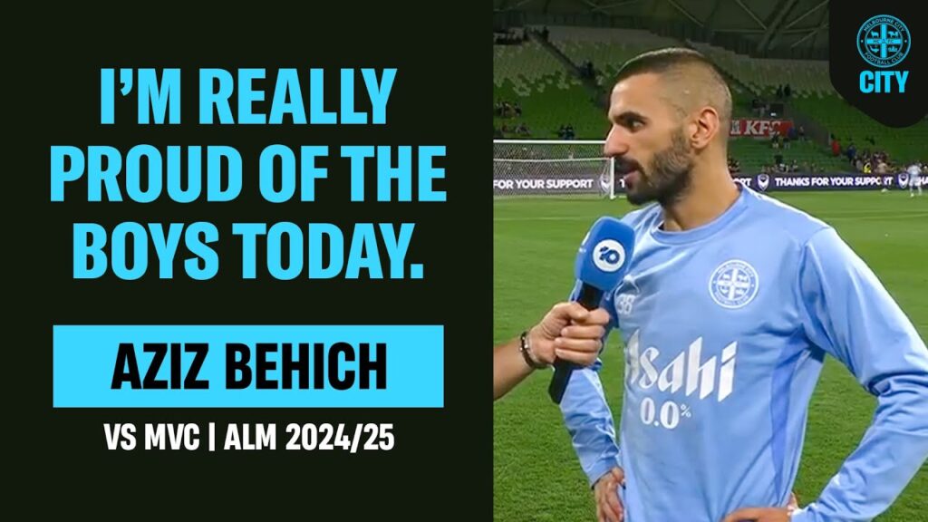 🎤 CAPTAIN’S WRAP | Aziz Behich | Victory 2-2 City | 22/02/25