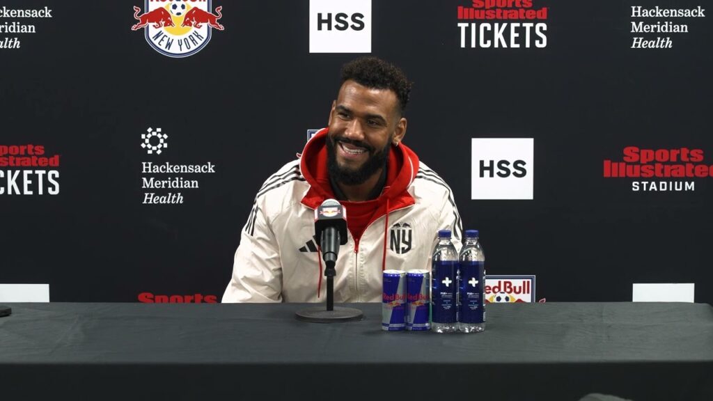 Eric-Maxim Choupo-Moting New York Red Bulls Introductory Press Conference Eric-Maxim Choupo-Moting New York Red Bulls Introductory Press Conference