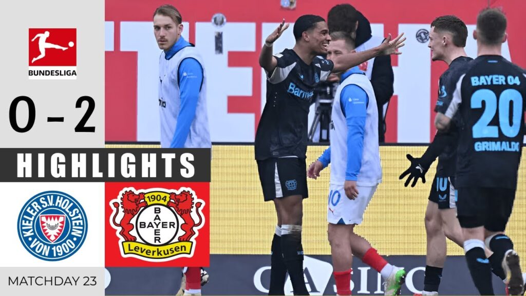 Holstein Kiel gegen Bayer Leverkusen 0 – 2 | Highlights | Bundesliga 2024/25 Holstein Kiel gegen Bayer Leverkusen 0 - 2 | Highlights | Bundesliga 2024/25