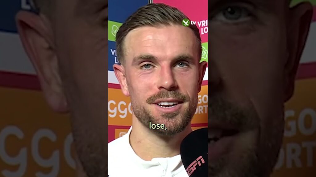 Reporter tells Jordan Henderson his performance was 'poor' #shorts