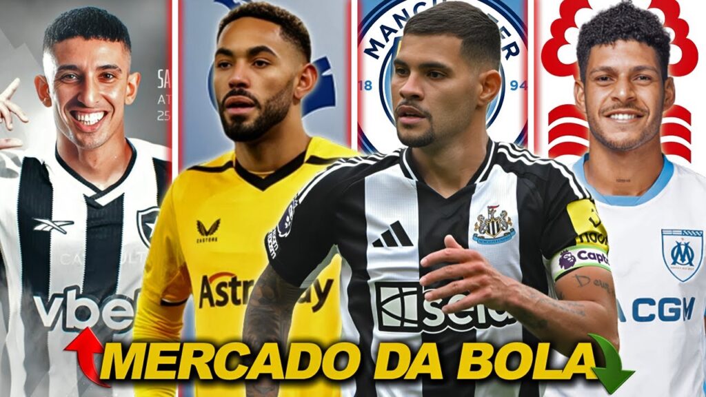 MERCADO DA BOLA | Manchester City quer Bruno Guimarães, Tottenham pagará á multa de Matheus Cunha E+