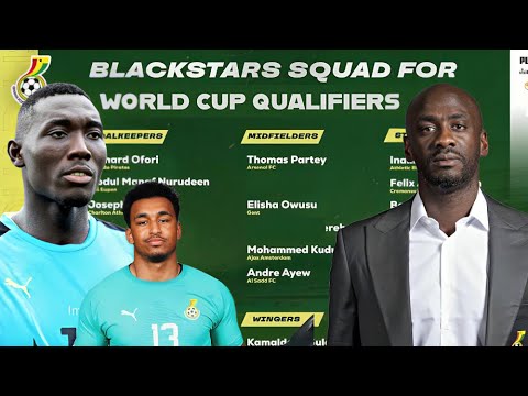 🇬🇭OTTO ADDO 25-MAN SQUAD FOR 2026 WORLD CUP QUALIFIERS - GOALKEEPERS (PROBABLE)