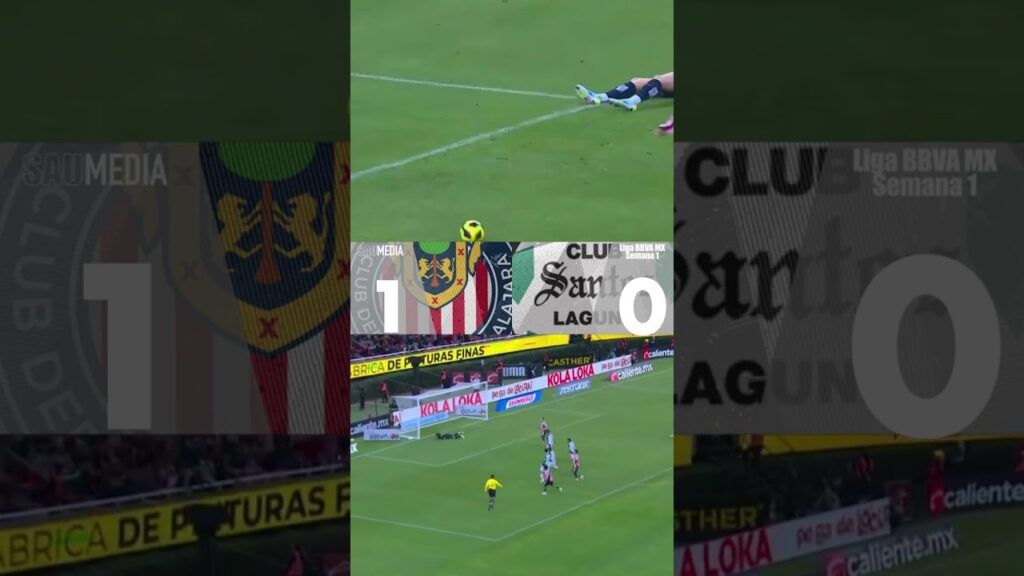 Chivas 1-0 Santos ¡Redención para el Piojo! Roberto Alvarado anota el gol del triunfo para Chivas