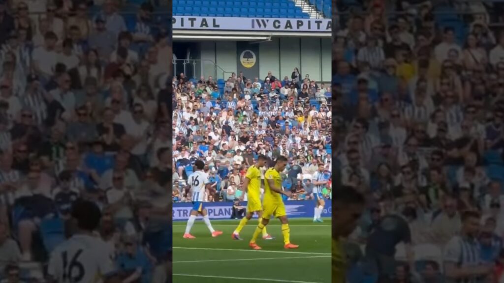 Jeremy Sarmiento vs Villarreal #football #brighton #sarmiento