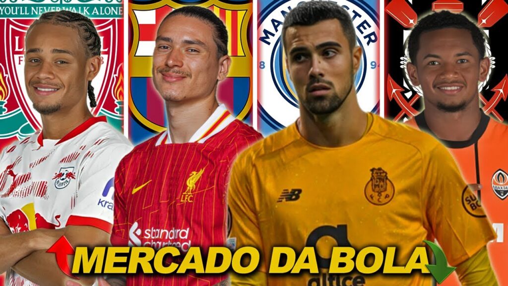MERCADO DA BOLA | Diogo Costa no lugar de Éderson, Barcelona quer Darwin Nuñez, Liverpool mira Xavi
