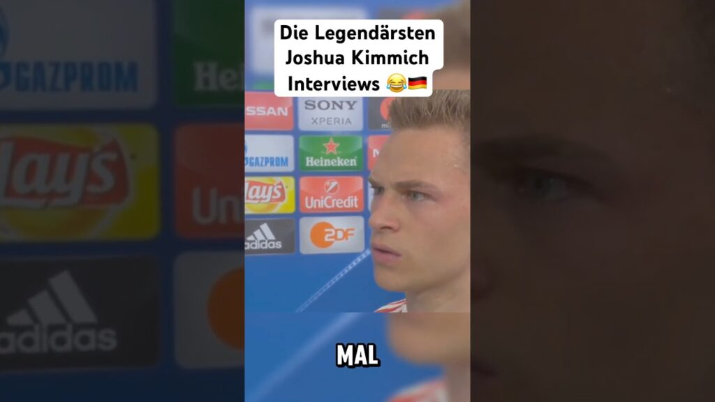 Die legendärsten Joshua Kimmich Interviews 😂🇩🇪 #kimmich #bundesliga #fcbayern #dfb