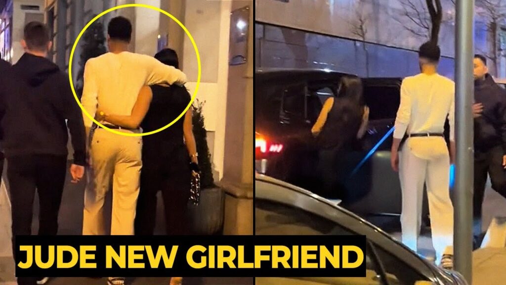 Jude Bellingham showed off his new girlfriend as walk around together after Madrid game yesterday Jude Bellingham showed off his new girlfriend as walk around together after Madrid game yesterday