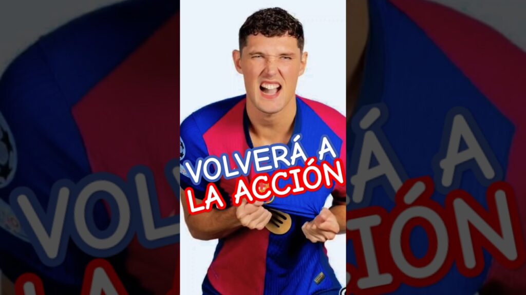 Andreas Christensen regresará al #fcbarcelona #youtubeshorts #christensen #shorts #barca #lesion