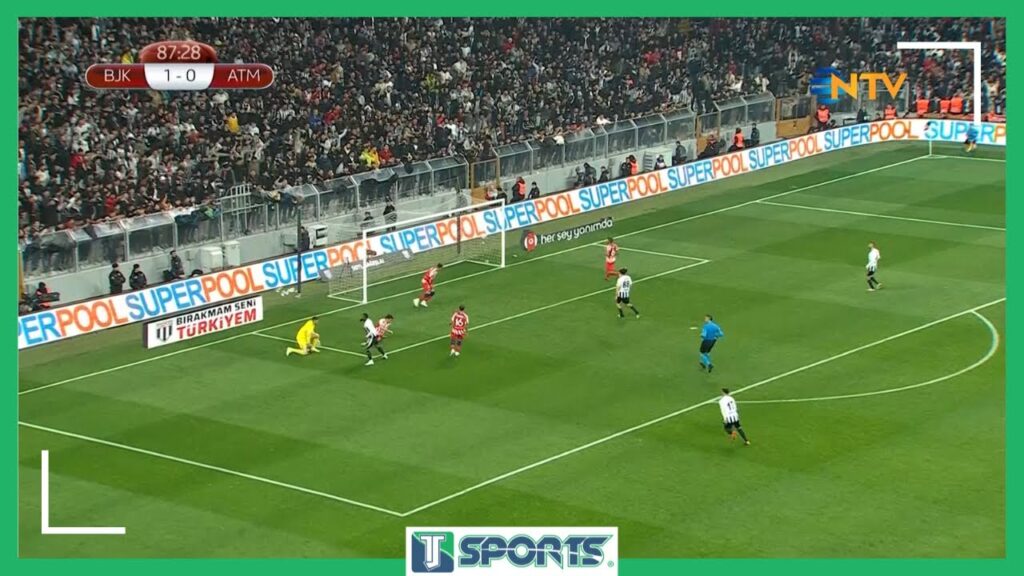 Gedson Fernandes y Georges Kévin N'Koudou le dan la VICTORIA a Besiktas ante Atlético de Madrid