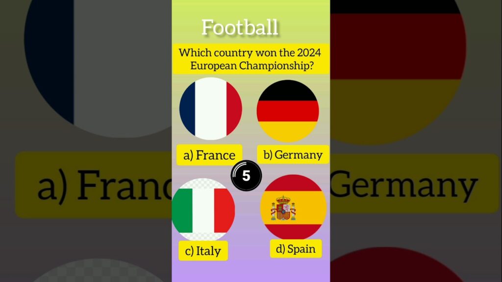 European Championship won country 2024 football