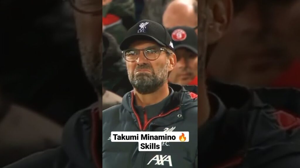 Takumi Minamino keterampilan reaksi Juergen Klopp ⚽🔥🔥 #skills