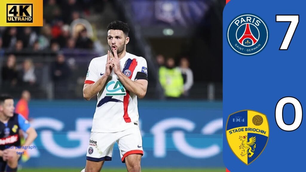 PSG 7-0 Stade Briochin | Gonçalo Ramos Hat-Trick! Full Match Analysis & Tactical Breakdown!
