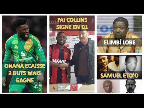 ETO’O PARLE DES HEROS NATIONAUX – ONANA GAGNE MAIS ENCAISSE 2 BUTS – FAI COLLINS SIGNE EN D1 BOSNIE ETO'O PARLE DES HEROS NATIONAUX - ONANA GAGNE MAIS ENCAISSE 2 BUTS - FAI COLLINS SIGNE EN D1 BOSNIE