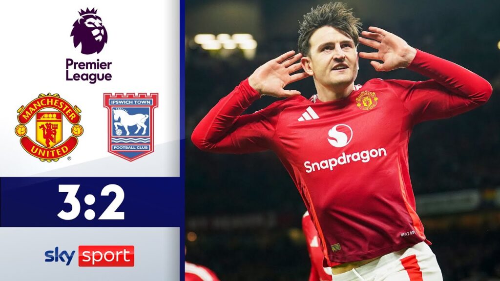 Maguire rettet dezimierte Reds! | Manchester United - Ipswich Town F.C. | Highlights - PL 2024/25
