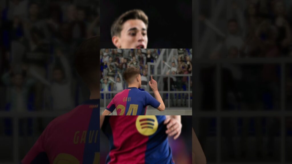 Fc Barcelona player Gavi goal #music #football #shorts #viralreels #gavi #efootball #fcbarcelona