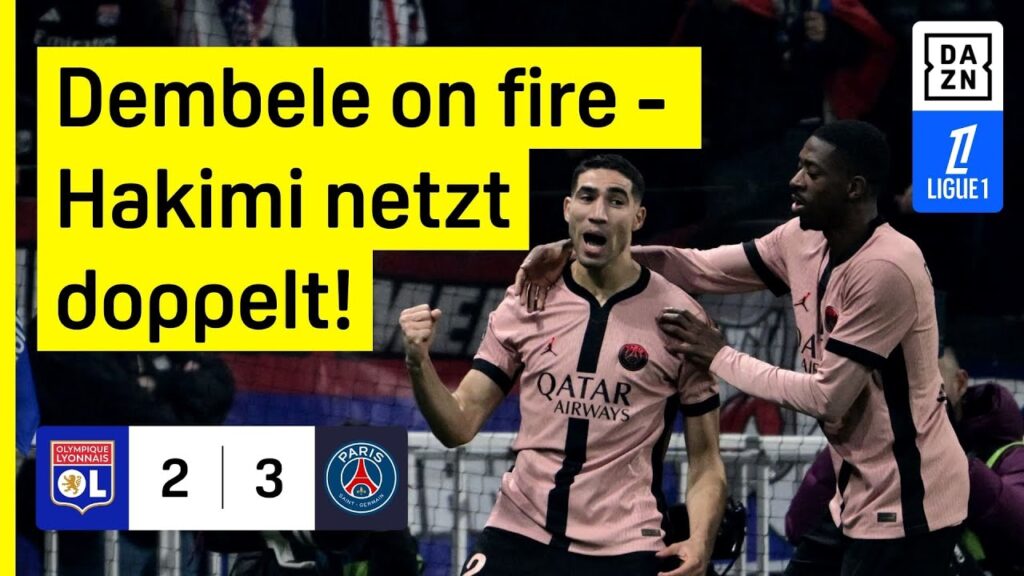 Olympique Lyon - PSG | Ligue 1 | DAZN Highlights