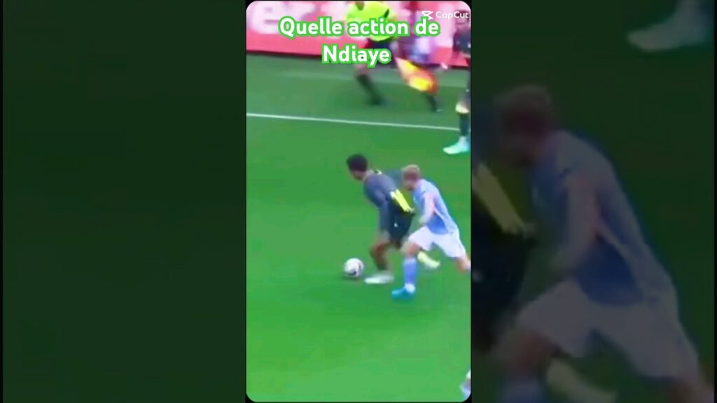 très belle action de iliman Ndiaye avec Everton