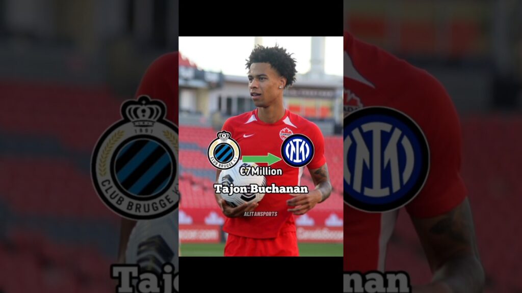 Inter Milan Resmi Datangkan Tajon  Buchanan #shorts #short #football #intermilan