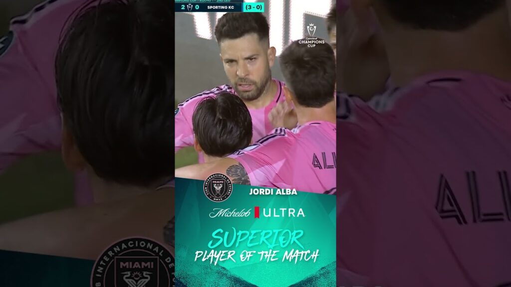 Jordi Alba led the backline, had an assist and is the Superior Player of the Match! 🌟