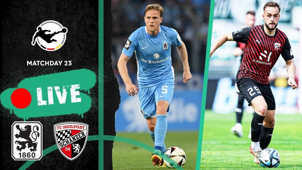 LIVE 🔴 1860 München vs. FC Ingolstadt 04 | 3rd Division 2024/25