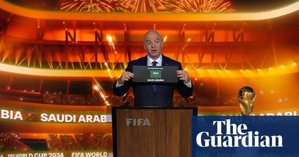 Alcohol to be banned at the 2034 FIFA World Cup in Saudi Arabi