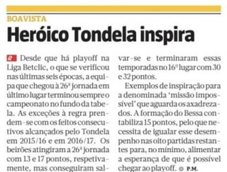 Boavista na imprensa desportiva - 24/03/2025