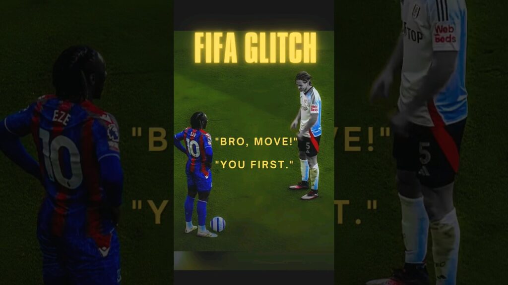 Eze and Andersen waiting for each other to make a move #premierleague #football #shorts #funny #song