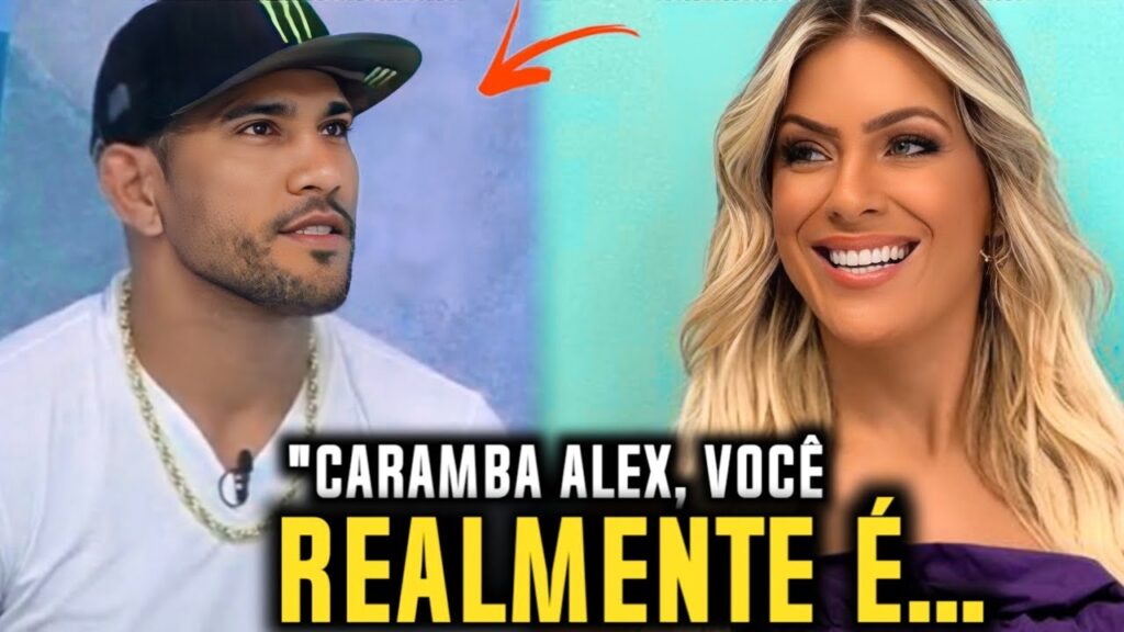 RENATA FAN SIMPLESMENTE FICOU ENCANTANDA COM ALEX POATAN NO JOGO ABERTO, E POATAN RELEMBROU ADESANYA