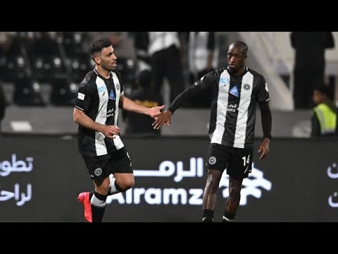 Abderrazak Hamdallah Hat-trick/Al shabab vs Al Khaleej 5-1/Highlights All Goals Saudi Pro League
