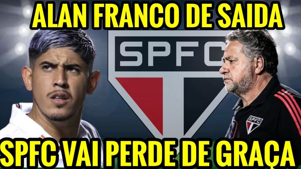 RENOVAÇÃO DEU UMA ESFRIADA-ALAN FRANCO VAI DEIXAR O SPFC- CASEMIRO NO MAIA