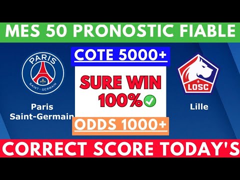 PRONOSTIC FOOT:MES PRONOSTIC FOOTBALL AUJOURD'HUI (football prediction ) CORRECT SCORE|SCORE EXACT
