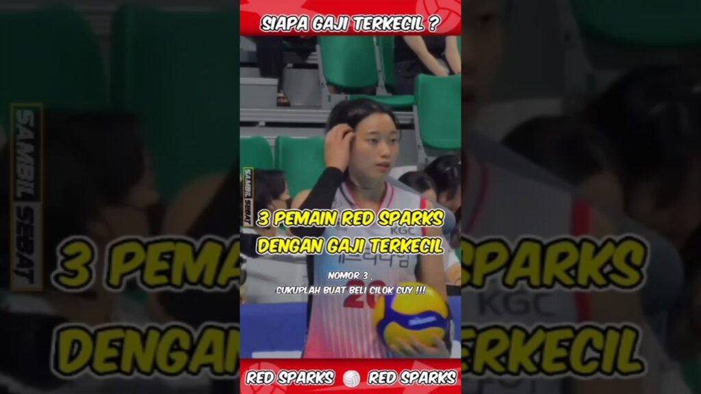 WOW‼️Inilah Pemain Red Sparks Dengan Gaji Terkecil⁉️#shorts #volleyball #parkhyemin #faktaunik
