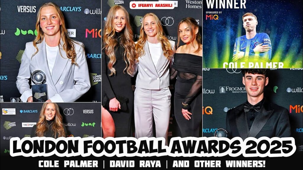 LFA London Football Awards 2025 Gala | Cole Palmer | David Raya | Guro Reiten And Other Winners