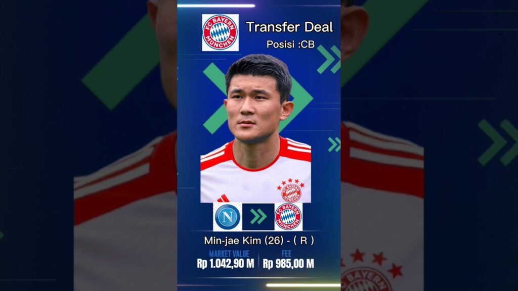 Windows Transfers 2023!! Kim Min-Jae #shorts #windowstransfers2023