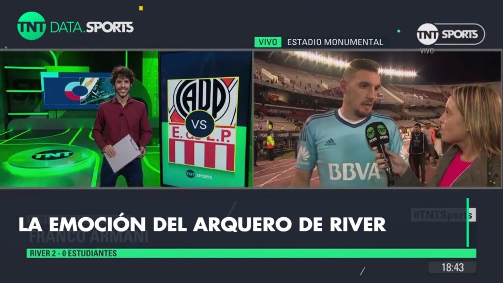 Franco Armani: "Es un orgullo que el hincha de River te pida para la Selección"