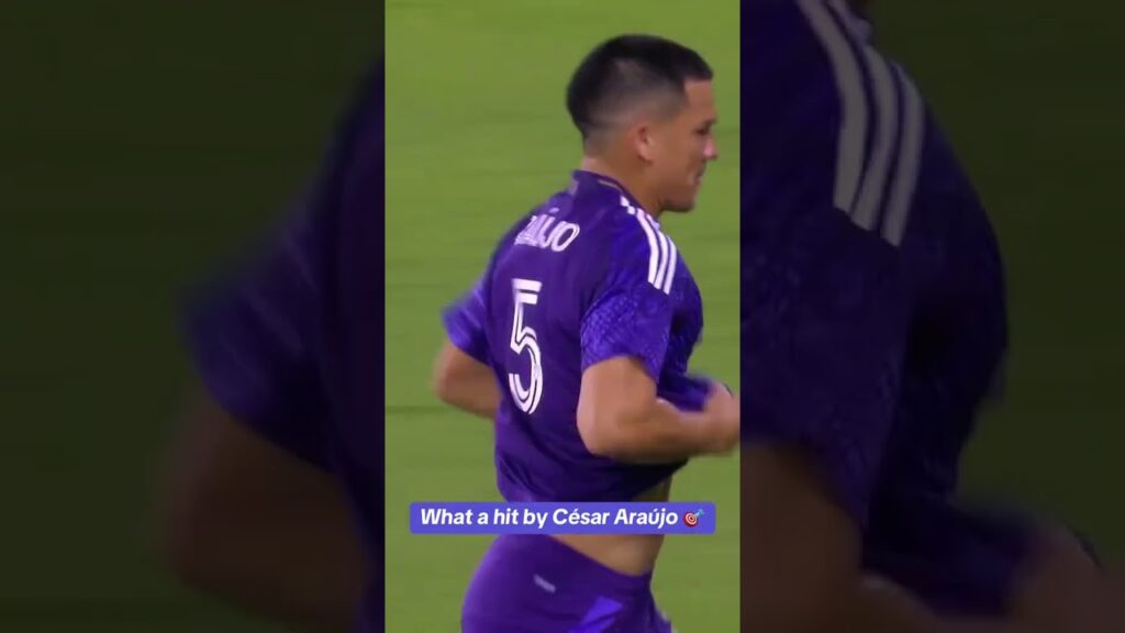 César Araújo scored a stunning free kick in Orlando City’s 4-2 win over Toronto ☄️