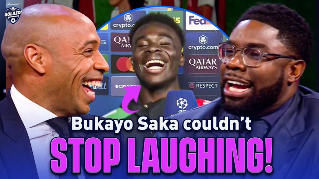 Micah Richards has Bukayo Saka in STITCHES after Arsenal win! | UCL Today | CBS Sports Golazo