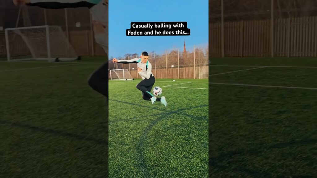 I was balling with Phil Foden and he casually pulled out THIS