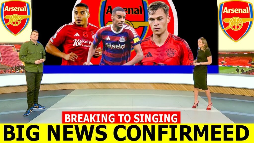 SUPRISE|| Murillo, Kimmich, Isak Arsenal 25-man squad after 10 transfers completed in major shake-up