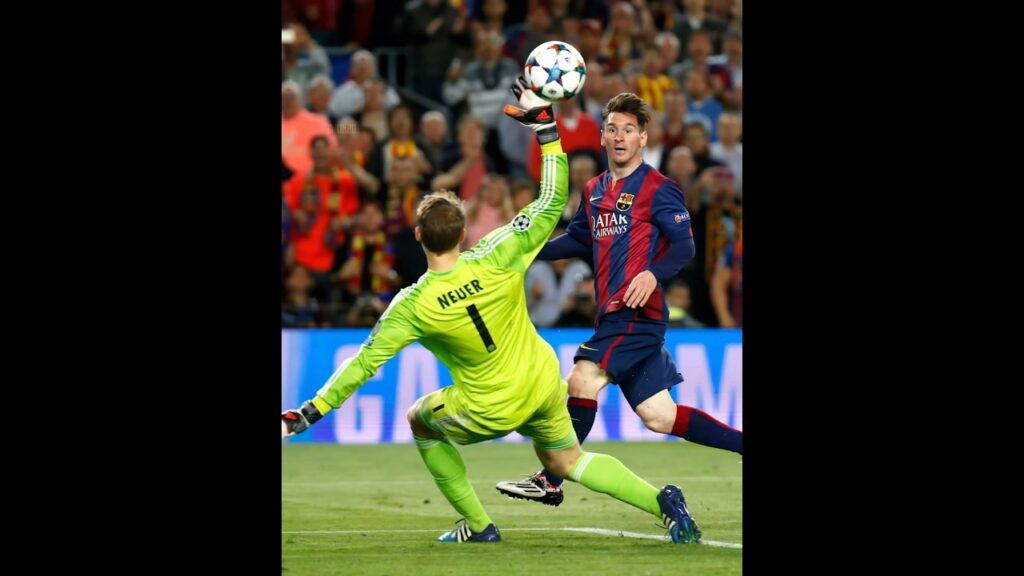 Neuer vs Players + Messi 🤯