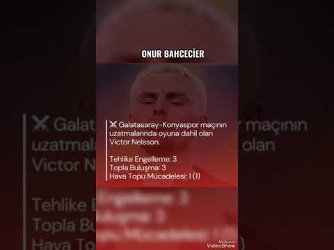 VİCTOR NELSSON KONYASPOR KARŞISINDA PERFORMANSI