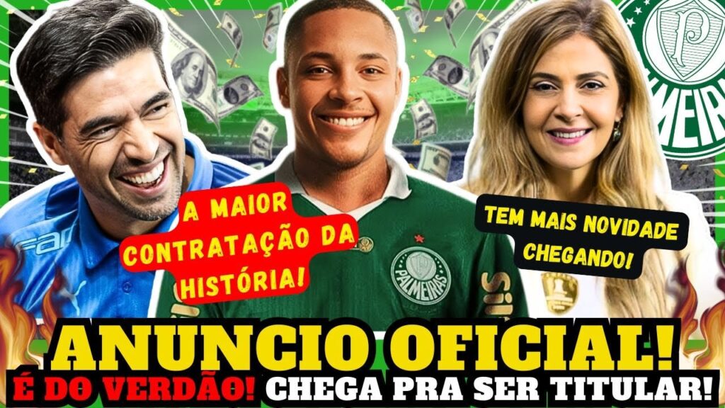 É DO VERDÃO! 💚🐷 A MAIOR CONTRATAÇÃO DA HISTÓRIA! VITOR ROQUE NO PALMEIRAS! E TEM NOVIDADES CHEGANDO!