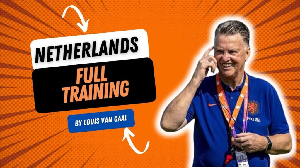 Full Training Session by Louis van Gaal | Activation (Ball + Coordination), Rondo 10v2, 7v7 Game