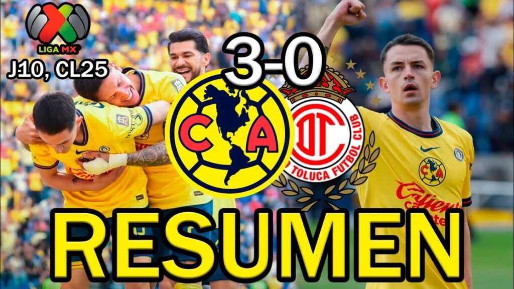 RESUMEN HD | AMERICA VS TOLUCA | J10 CL25 #america #toluca RESUMEN HD | AMERICA VS TOLUCA | J10 CL25 #america #toluca