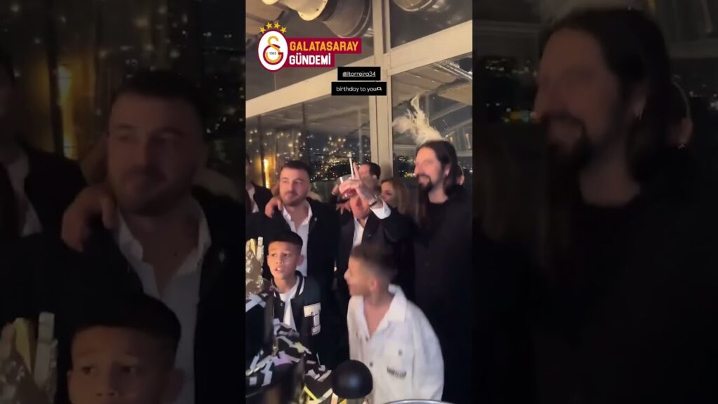 Lucas Torreira'nın doğum gününden 'Şinanay' 😅 #shorts #galatasaray