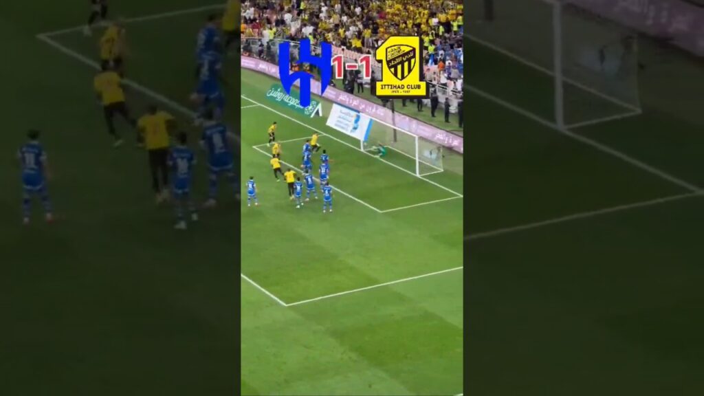 هدف الاتحاد الاول على الهلال تصوير من المدرجات🥶🤯🔥 #دوري_روشن #الدوري_السعودي #funny #shorts #اكسبلور
