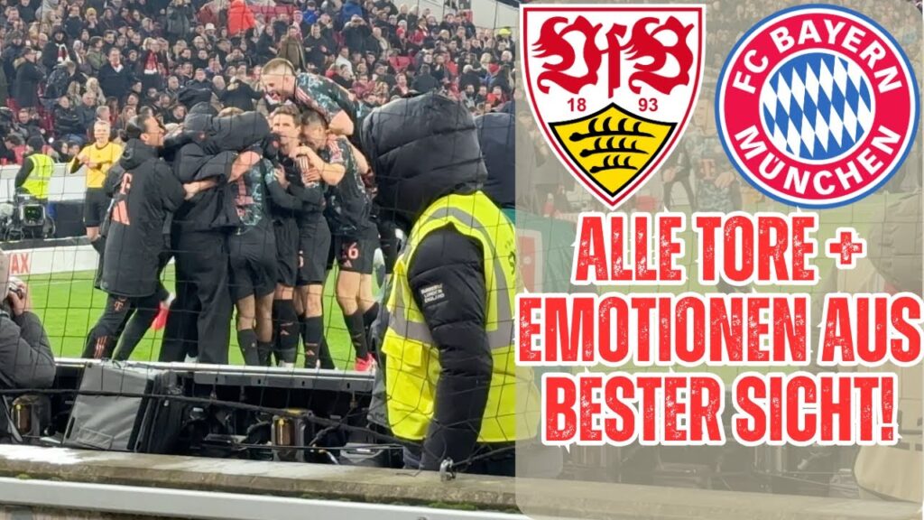 VfB Stuttgart vs. FC Bayern München Stadionvlog | Bundesliga Highlights mit Kompany's Jubel!